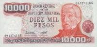 p306b from Argentina: 10000 Pesos from 1976