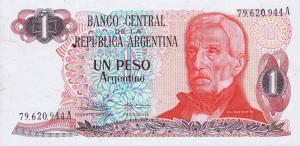 Gallery image for Argentina p311a: 1 Peso Argentino from 1983