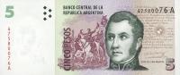Gallery image for Argentina p347a: 5 Pesos from 1998