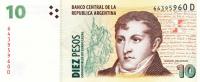 Gallery image for Argentina p348a: 10 Pesos from 1998