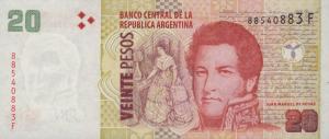 Gallery image for Argentina p355c: 20 Pesos