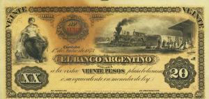 Gallery image for Argentina pS1482: 20 Peso Plata Boliviana