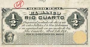 Gallery image for Argentina pS1821p: 0.5 Real Boliviano