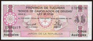 Gallery image for Argentina pS2712b: 5 Australes