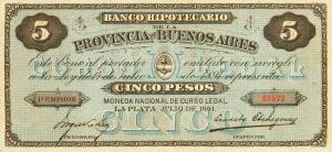 Gallery image for Argentina pS617a: 5 Pesos