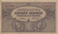p8b from Czechoslovakia: 10 Korun from 1919