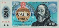 Gallery image for Czechoslovakia p95a: 20 Korun from 1988