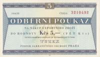 pFX35 from Czechoslovakia: 5 Korun from 1962