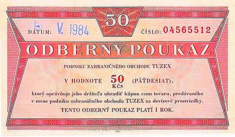Front of Czechoslovakia pFX60: 50 Korun from 1980