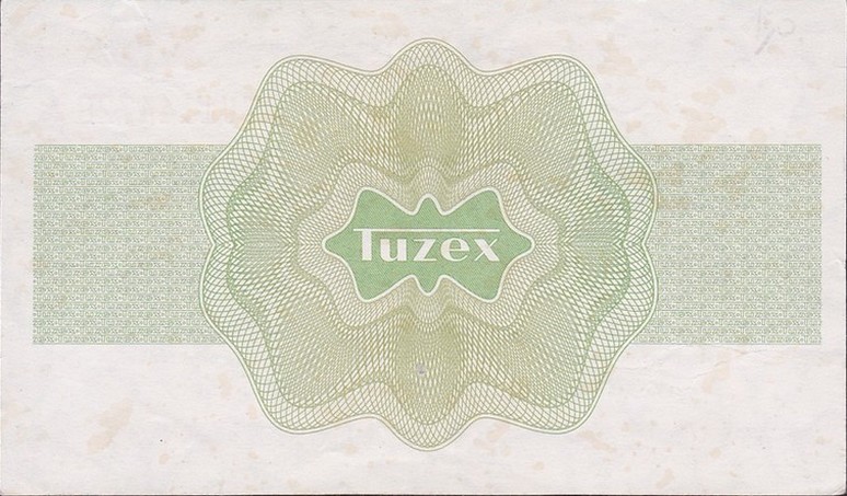 Back of Czechoslovakia pFX66: 10 Korun from 1989