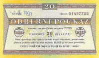 pFX67 from Czechoslovakia: 20 Korun from 1989