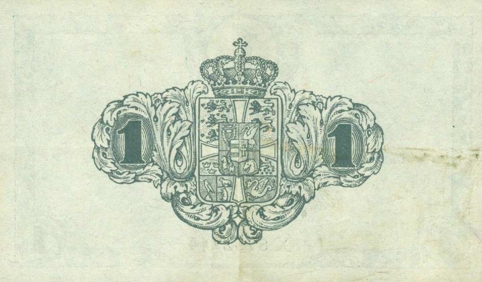 Back of Denmark p12f: 1 Krone from 1921