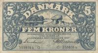 p30e from Denmark: 5 Kroner from 1940