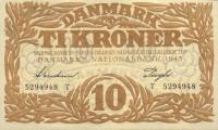 p31m from Denmark: 10 Kroner from 1942