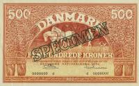 p41s from Denmark: 500 Kroner from 1944