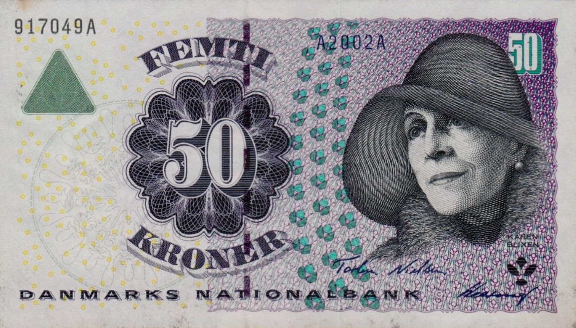 Front of Denmark p55b: 50 Kroner from 2000