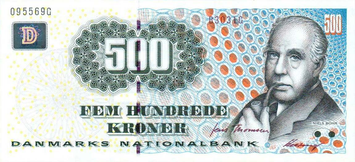 Front of Denmark p63b: 500 Kroner from 2003