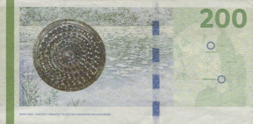 Back of Denmark p67b: 200 Kroner from 2011