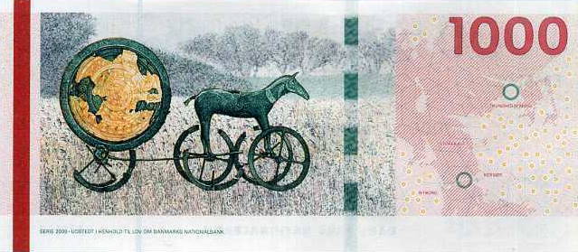 Back of Denmark p69c: 1000 Kroner from 2013