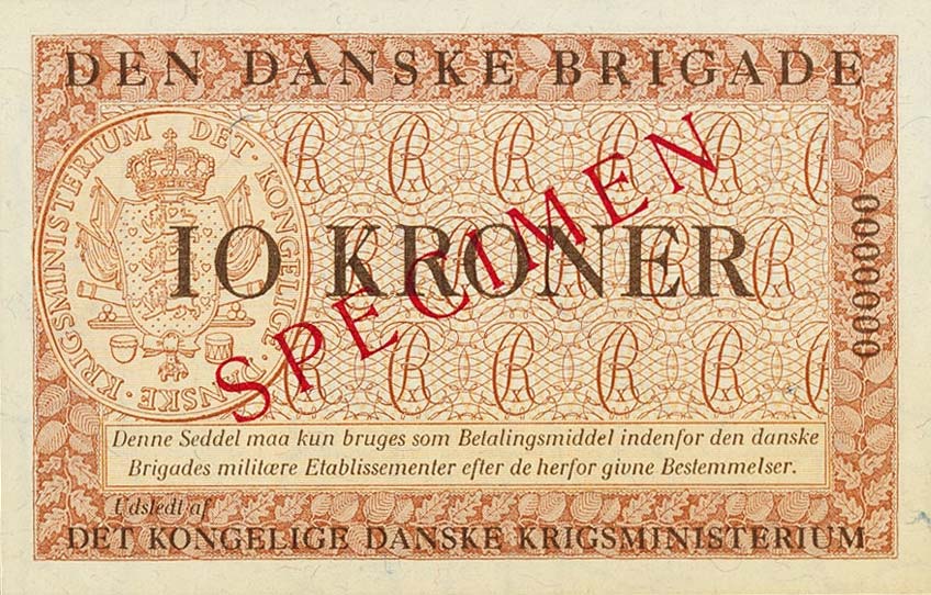 Front of Denmark pM12s: 10 Kroner from 1947