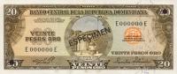 Gallery image for Dominican Republic p111s1: 20 Pesos Oro