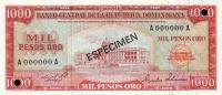 Gallery image for Dominican Republic p115s2: 1000 Pesos Oro