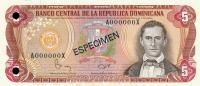 Gallery image for Dominican Republic p118s1: 5 Pesos Oro