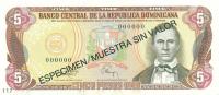 Gallery image for Dominican Republic p143s: 5 Pesos Oro