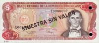 Gallery image for Dominican Republic p146s: 5 Pesos Oro