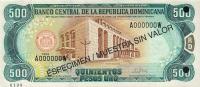 Gallery image for Dominican Republic p157s1: 500 Pesos Oro