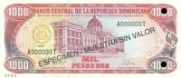 Gallery image for Dominican Republic p158s3: 1000 Pesos Oro
