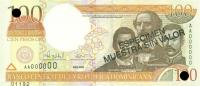 Gallery image for Dominican Republic p167s1: 100 Pesos Oro