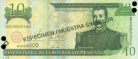 Gallery image for Dominican Republic p168s1: 10 Pesos Oro