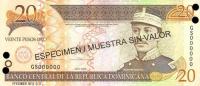 Gallery image for Dominican Republic p169s3: 20 Pesos Oro