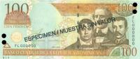 Gallery image for Dominican Republic p171s3: 100 Pesos Oro