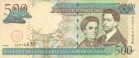 Gallery image for Dominican Republic p172a: 500 Pesos Oro