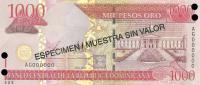Gallery image for Dominican Republic p173s2: 1000 Pesos Oro