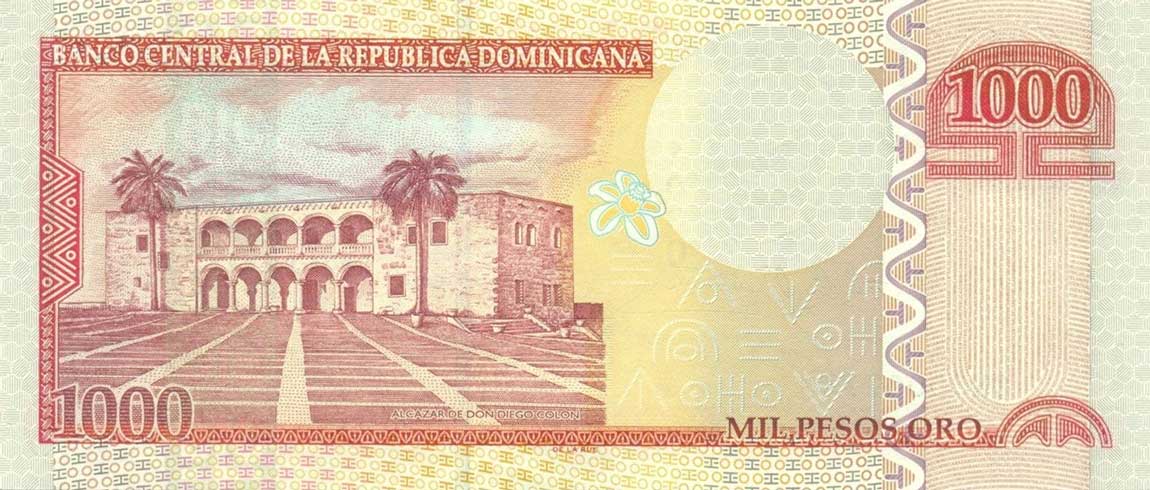 Dominican Republic P180b 1000 Pesos Oro From 2009