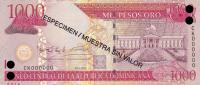 Gallery image for Dominican Republic p180s2: 1000 Pesos Oro