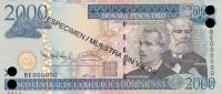 Gallery image for Dominican Republic p181s2: 2000 Pesos Oro