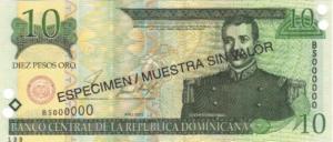 Gallery image for Dominican Republic p165s2: 10 Pesos Oro
