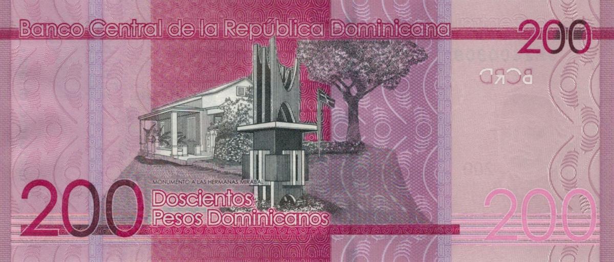 Back of Dominican Republic p191i: 200 Pesos Dominicanos from 2024