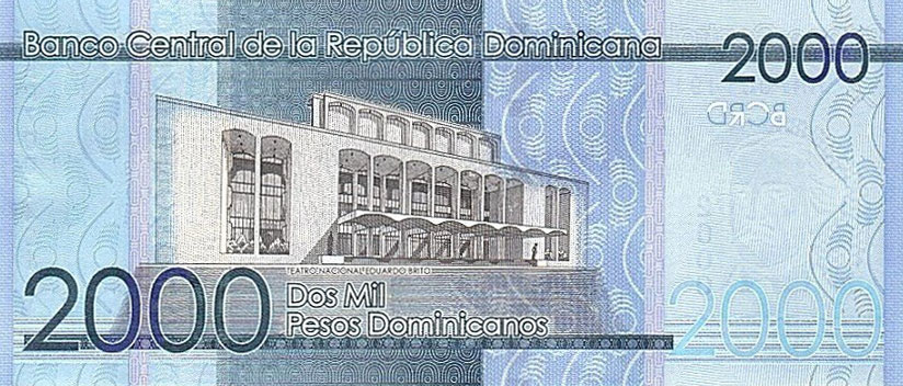 Back of Dominican Republic p194h: 2000 Pesos Dominicanos from 2024