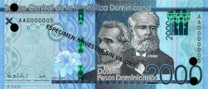Gallery image for Dominican Republic p194s: 2000 Pesos Dominicanos
