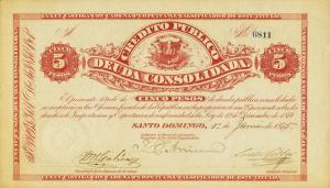 Gallery image for Dominican Republic pS161: 5 Pesos
