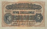 Gallery image for East Africa p28As: 5 Shillings