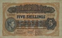 Gallery image for East Africa p28b: 5 Shillings