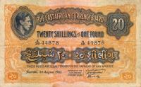 Gallery image for East Africa p30A: 20 Shillings