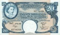 Gallery image for East Africa p43b: 20 Shillings