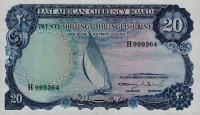 Gallery image for East Africa p47a: 20 Shillings from 1964